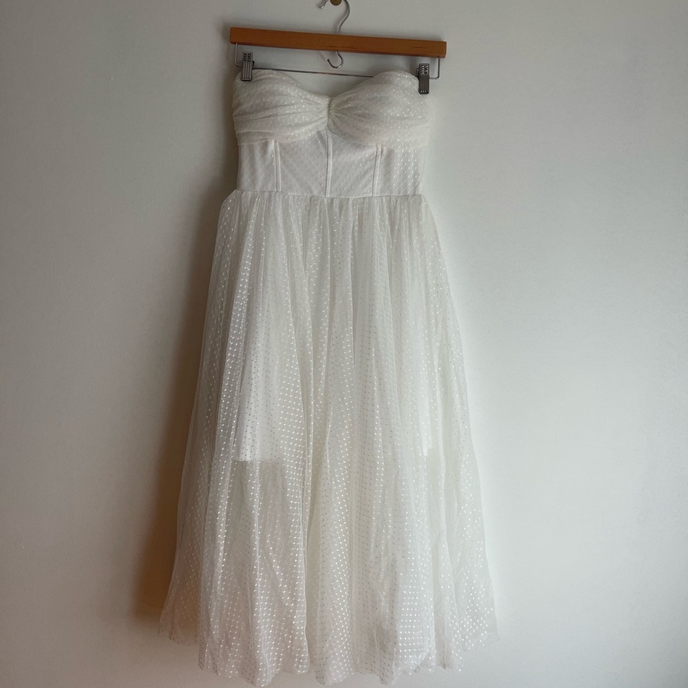 White Dress perfect for Bridal Events